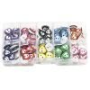 100 Pcs Multicolor 12.5mm Sewing Resin Buttons DIY Art Craft 2 Holes Buttons, Triangle